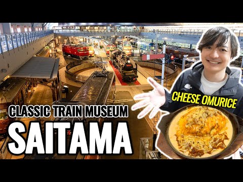 Next to Tokyo, Saitama Prefecture OMIYA Station, Old Train and The Railway Museum and Arcade Ep.489